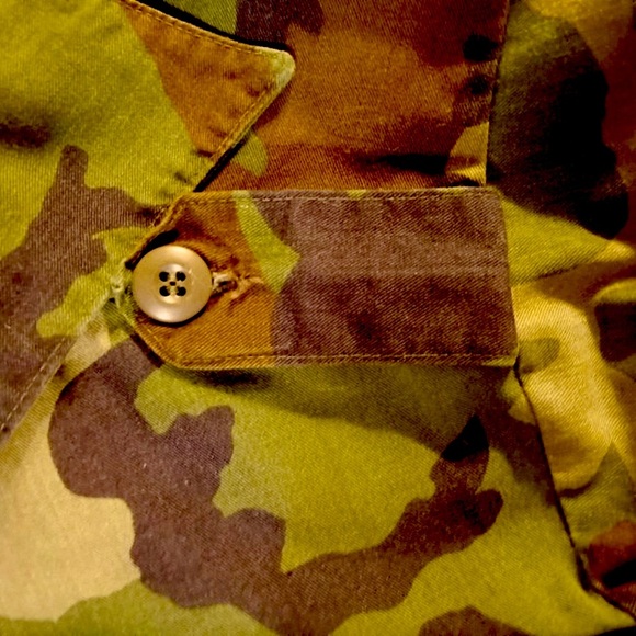 BDU Woodland Jacket Fatigue Hunting Pleated Utility Pockets Reinforced Elbow Sm - Picture 8 of 8